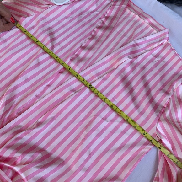 Pink Striped Robe & Shorts - Picture 8 of 9